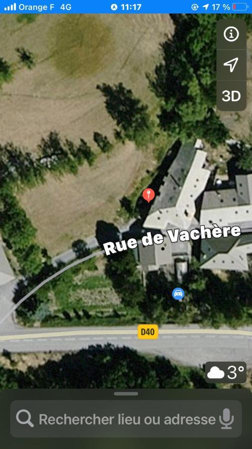 Le Chal Heureux Bel Appartement Dans Vieille Ferme De Montagne Renovee Les Orres Exterior foto